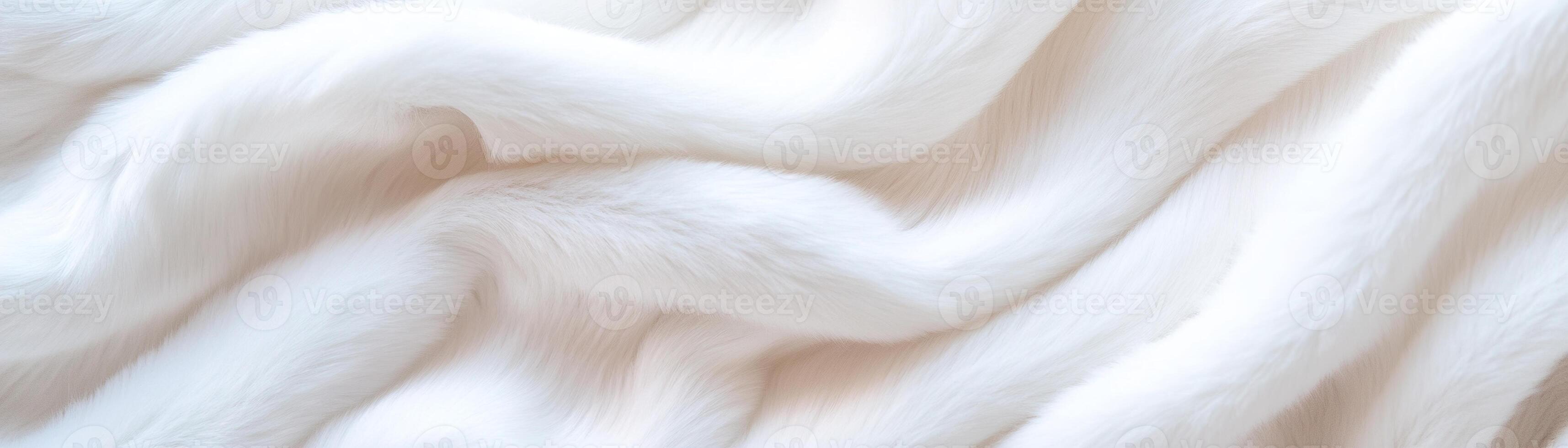 The soft white faux fur creates an elegant and airy backdrop characterized by subtle wavy textures, perfect for styling, decor, or product photography in atmospheric settings photo
