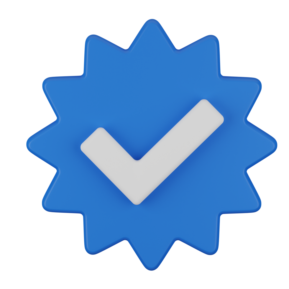 3d icon verify verified png