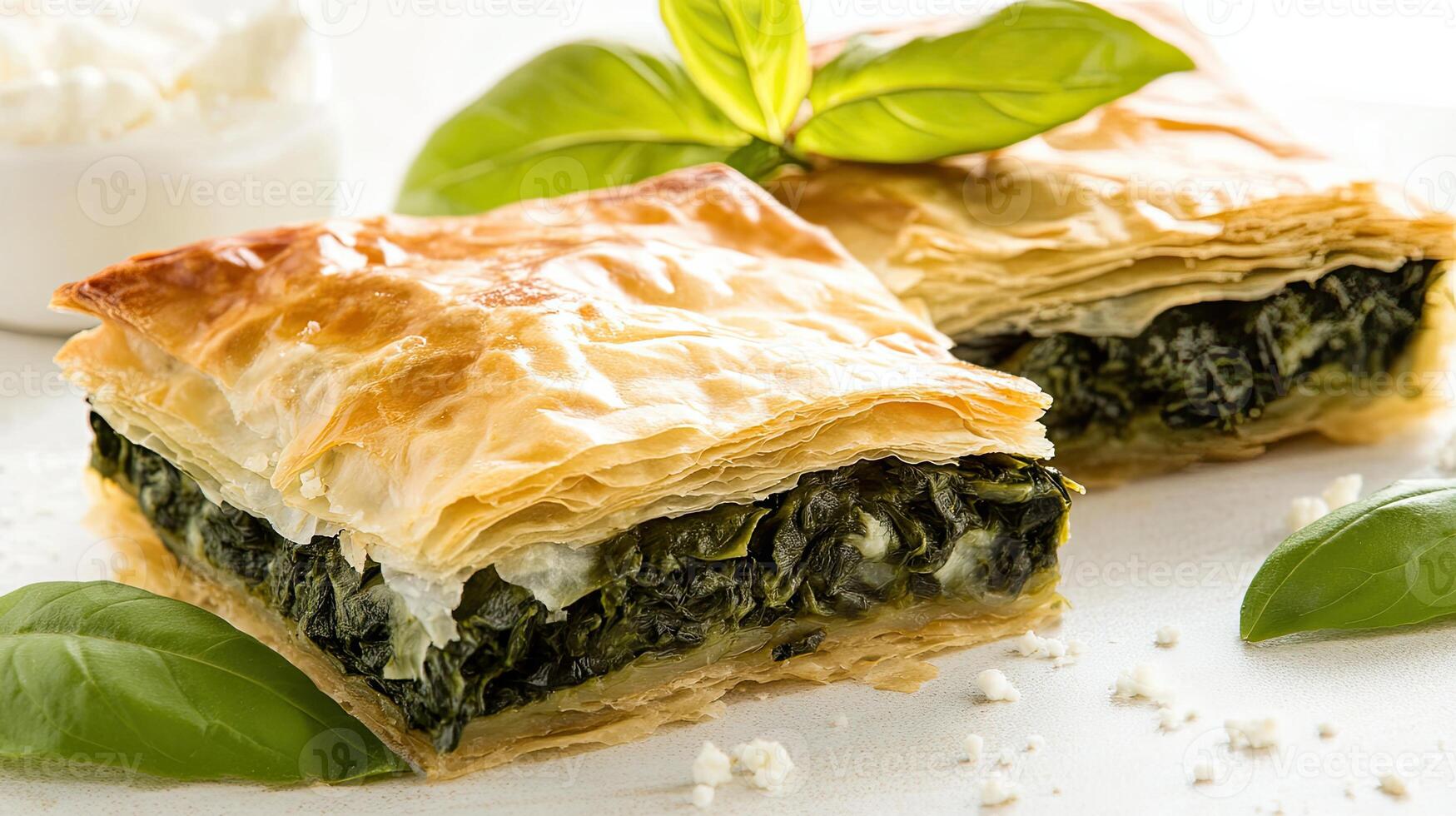 Scrumptious Spinach Pie A Greek Culinary Delight photo