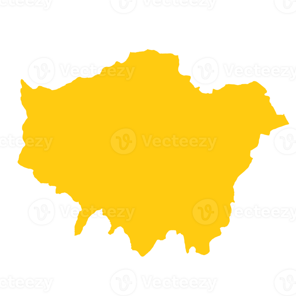 London City yellow map png