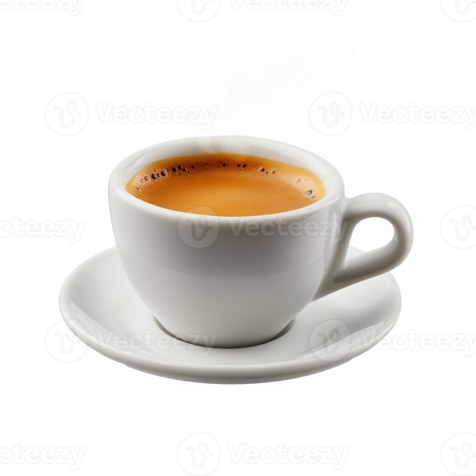 Espresso Coffee, on White Background for Banner Design png