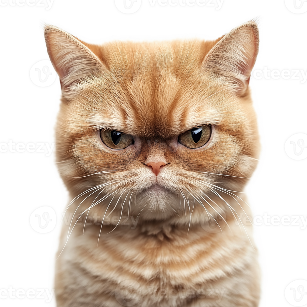 Moody Grumpy Cat Isolated for Fun and Expressive Designs png
