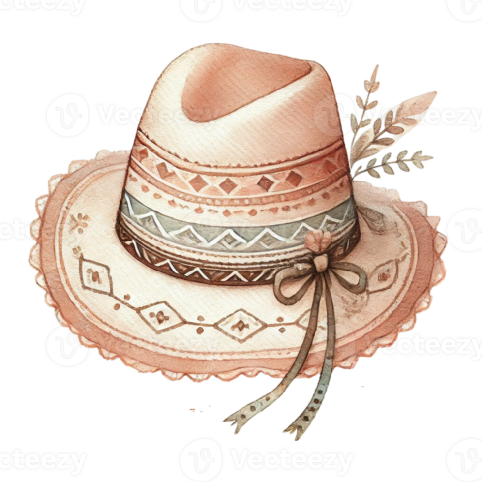 A pink hat with a feather and a feather png