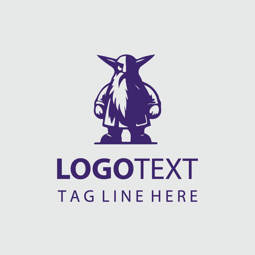 Little Stronghold Dwarf logo vector