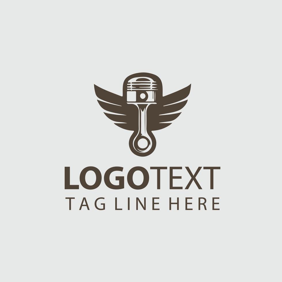 Soaring Hawk eagle logo vector