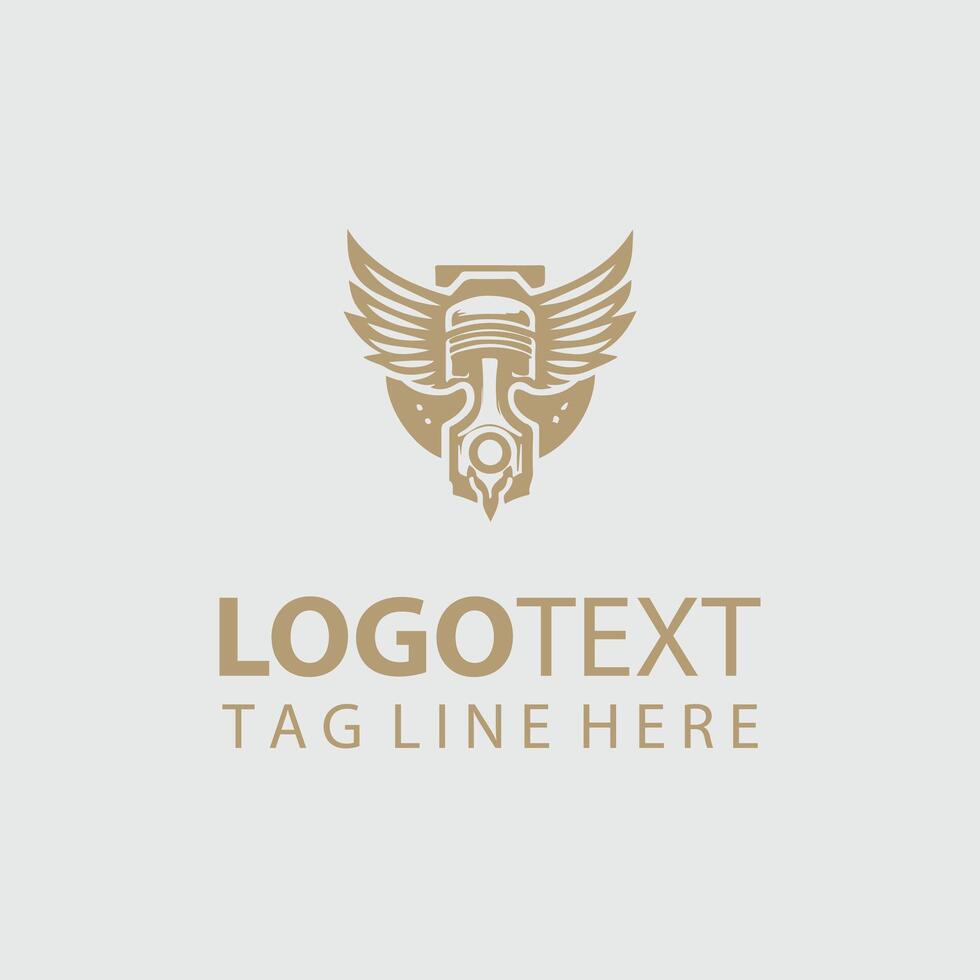 Silver Wings eagle logo vector