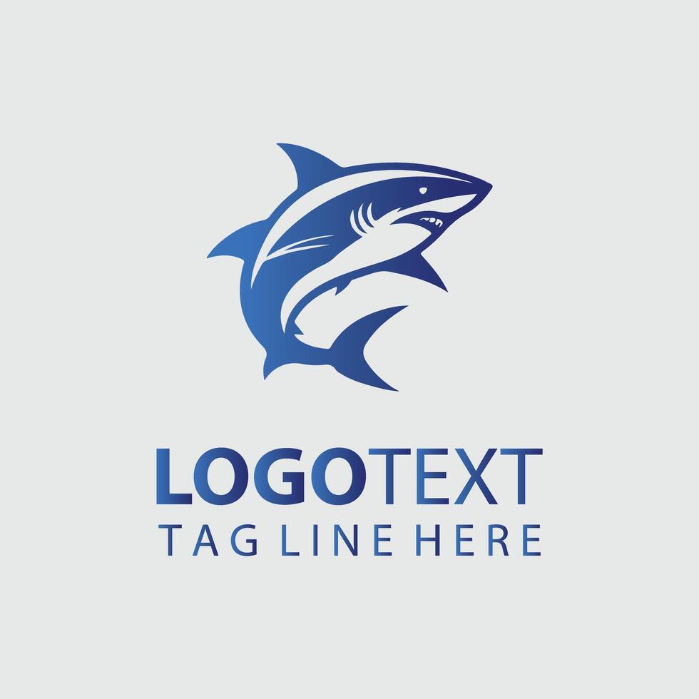 Titan Shark Logo Logo vector