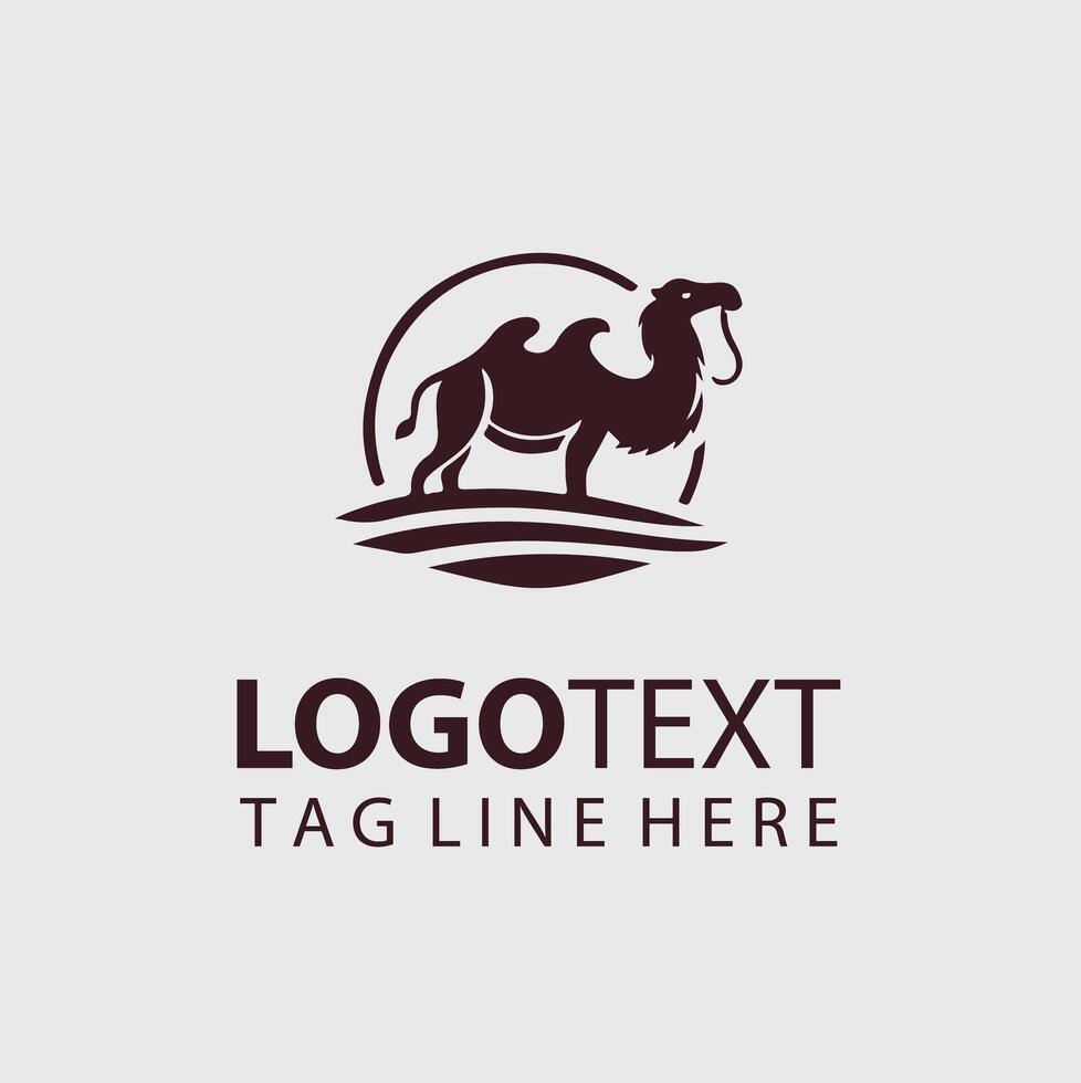 Camelstride camel logo vector