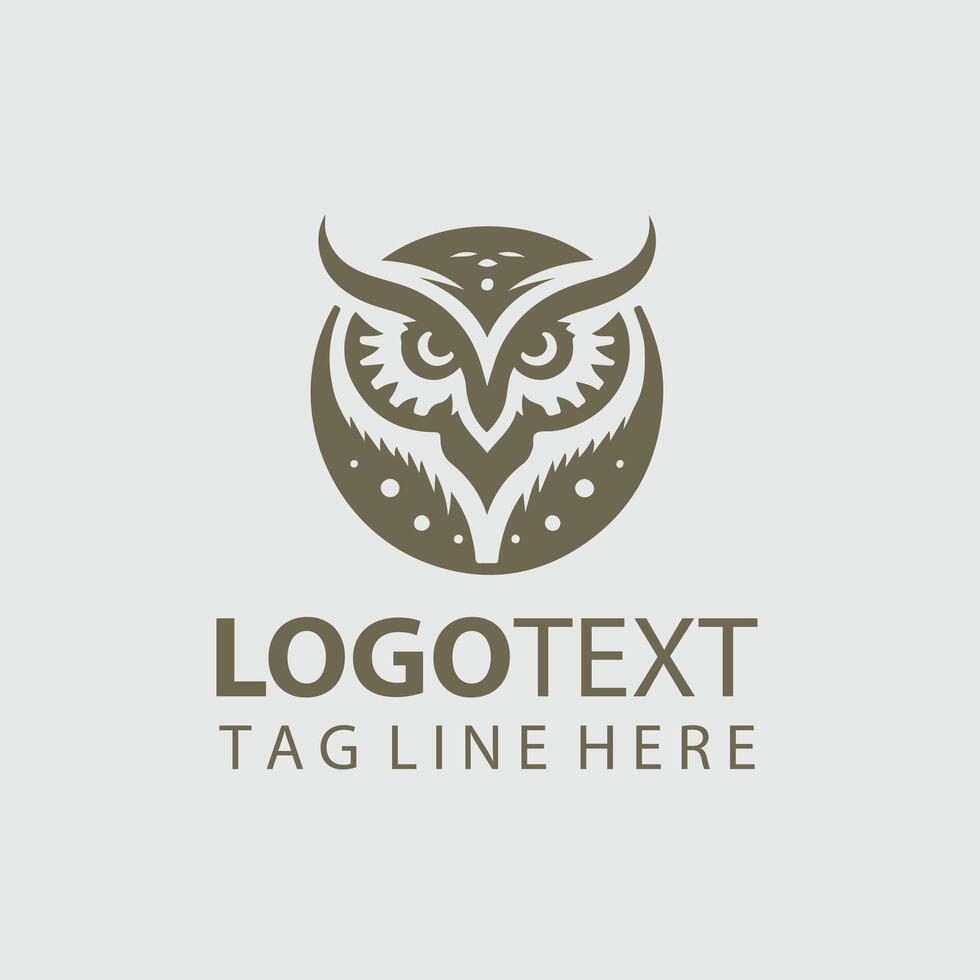 The Visionary Owl Owl logo vector