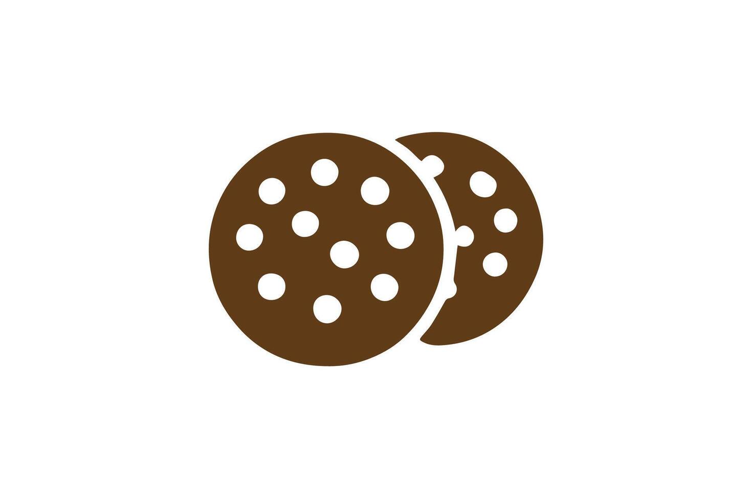 Cookie icon illustration vector