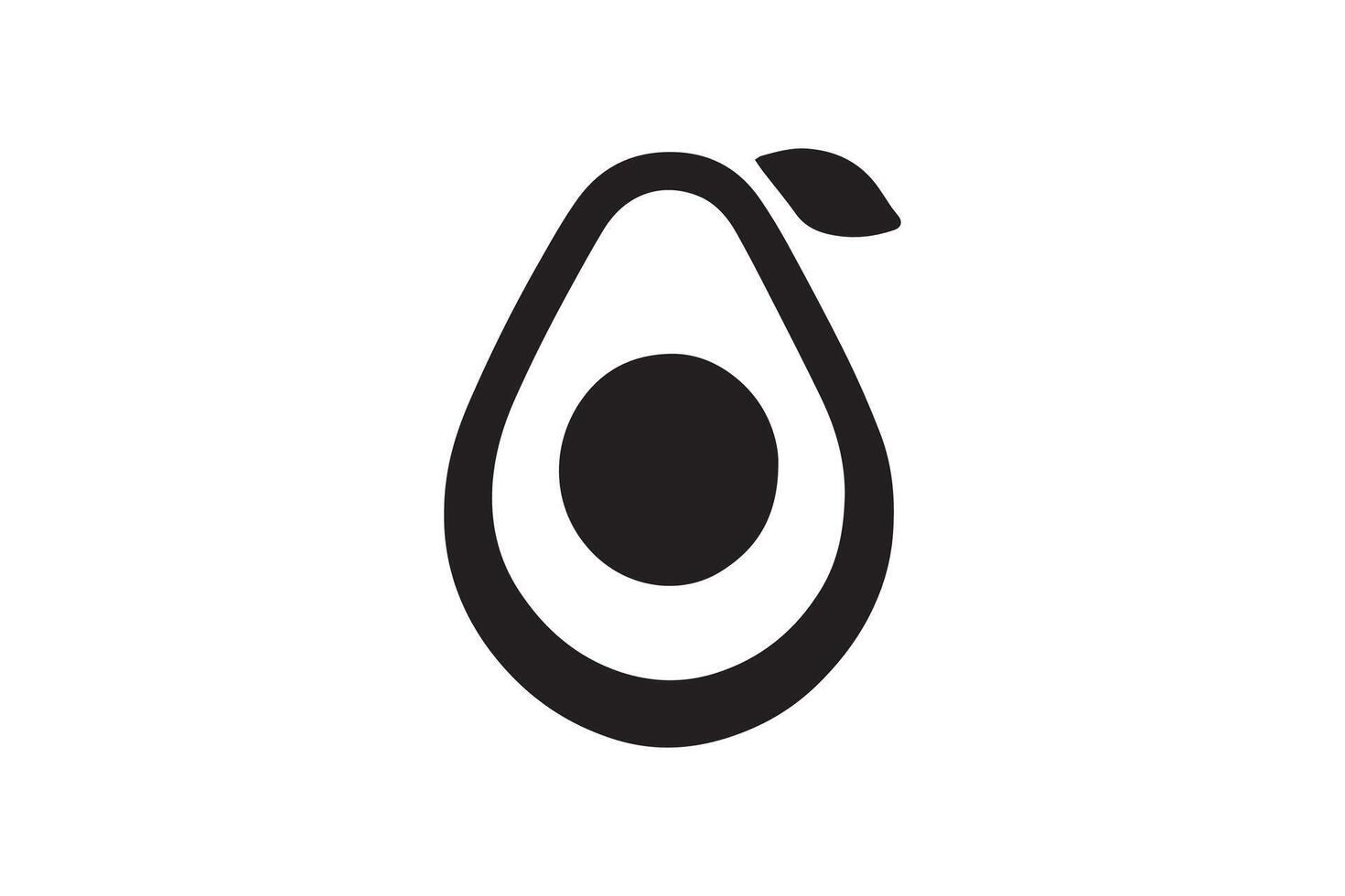 Avocado icon illustration vector