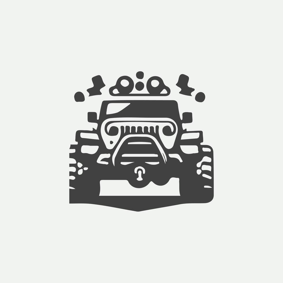 best 4x4 of road vehicle vector