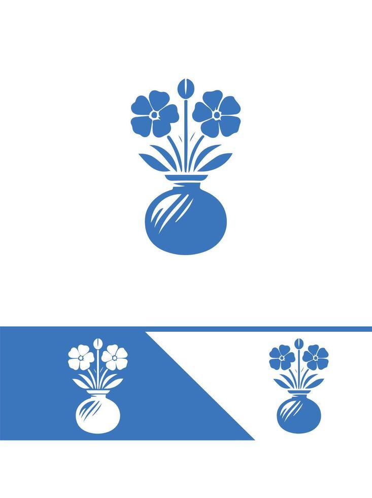Lovely Vase flower vase logo vector