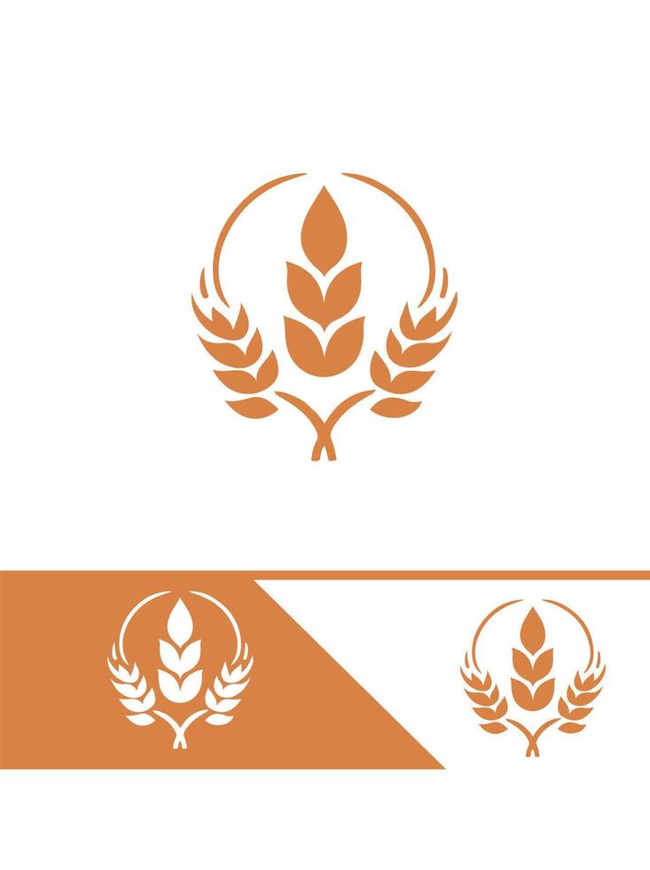 The Wheat Silo Logo Design vector