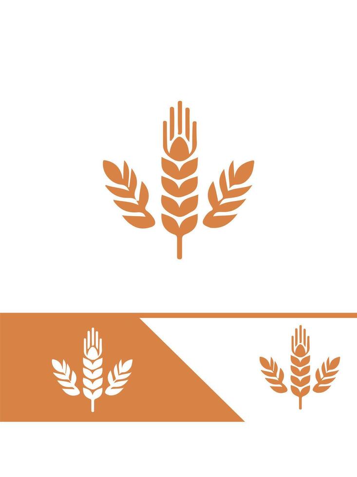 Wheat Flourish Logo vector