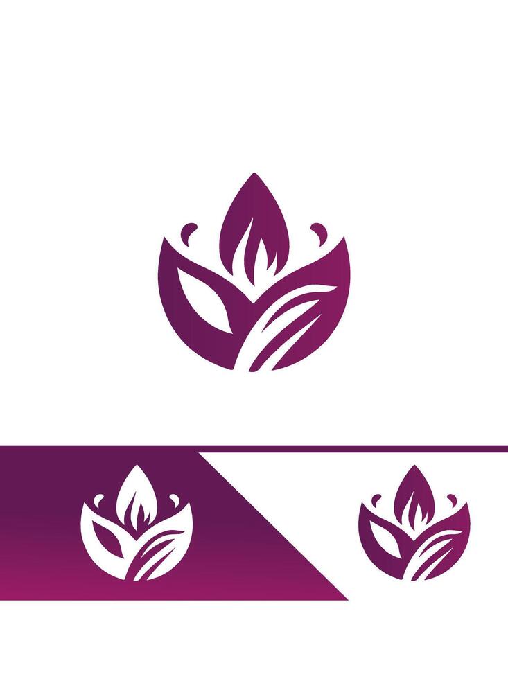 Heart Harmony Wellness logo vector