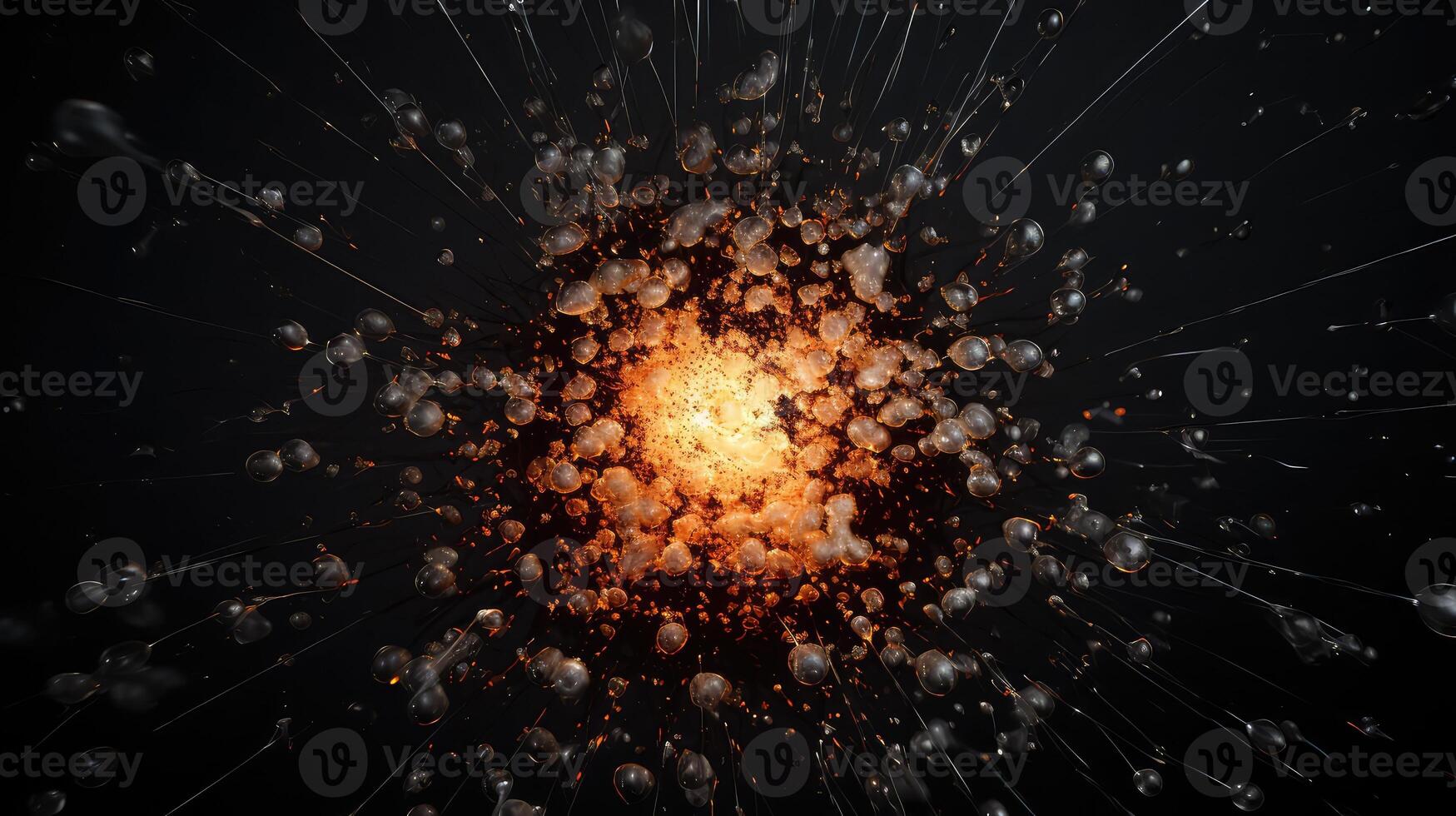 burst black atom photo