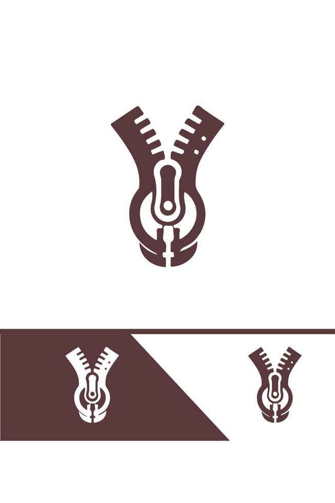 Speed Zipper Logo Design vector