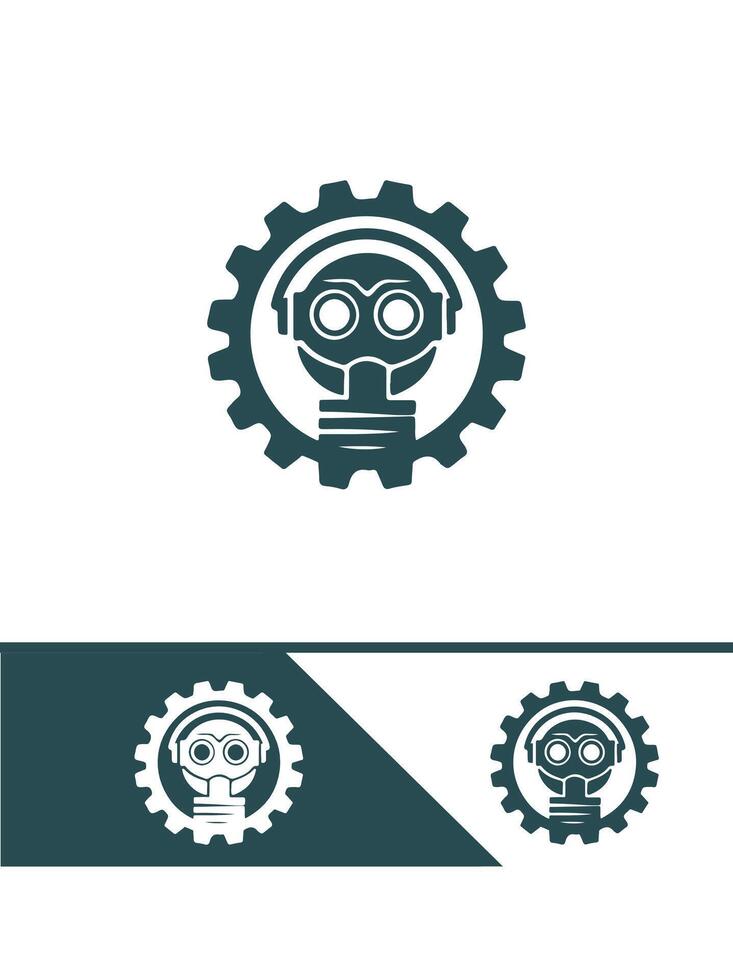 Robot Gear Industries Logo vector