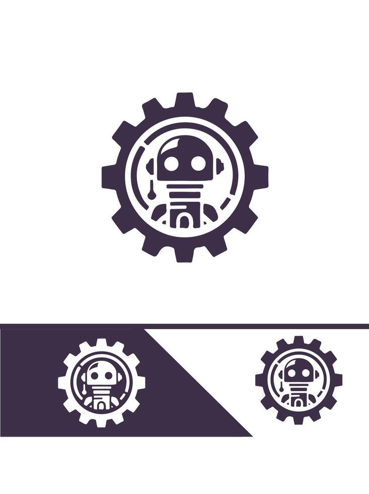 Best Gear Robot Logo vector