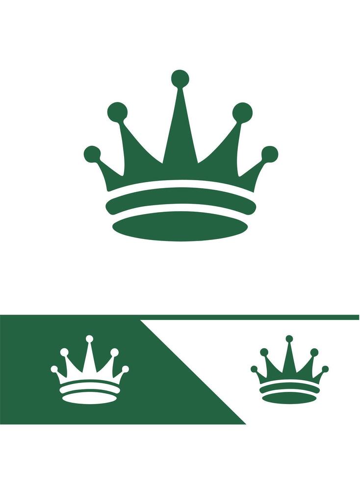 Crowned Leaf diver logo vector