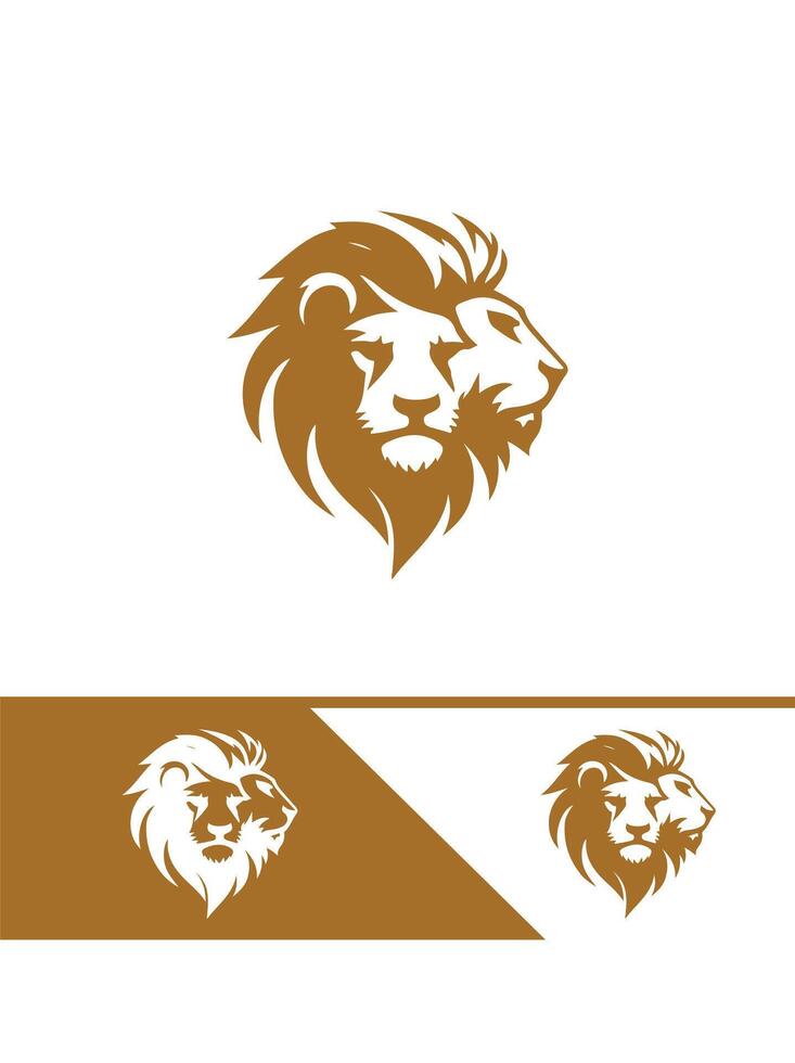 Majestic Beast lion eagle logo vector