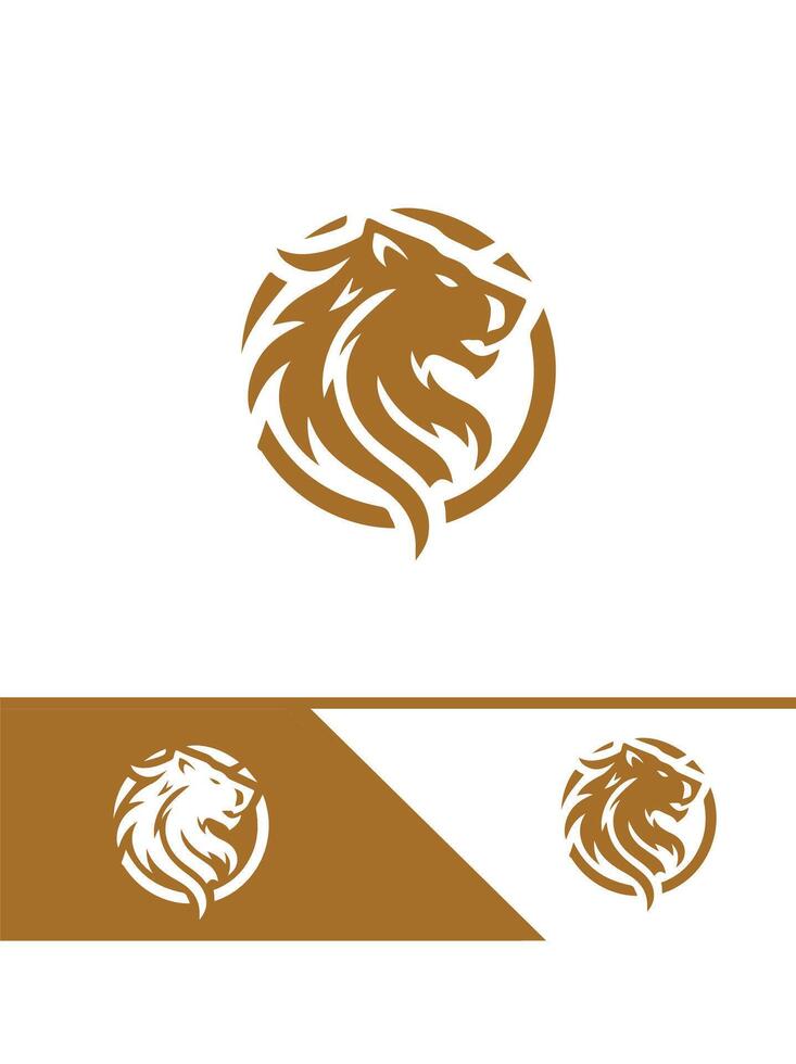 Bold Eagle lion eagle logo vector