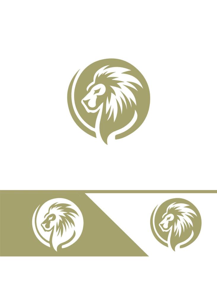 Eagle Nest lion eagle logo vector