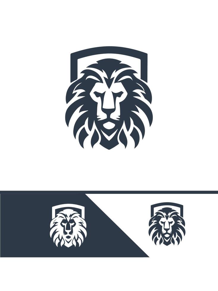 Mighty Eagle lion eagle logo vector