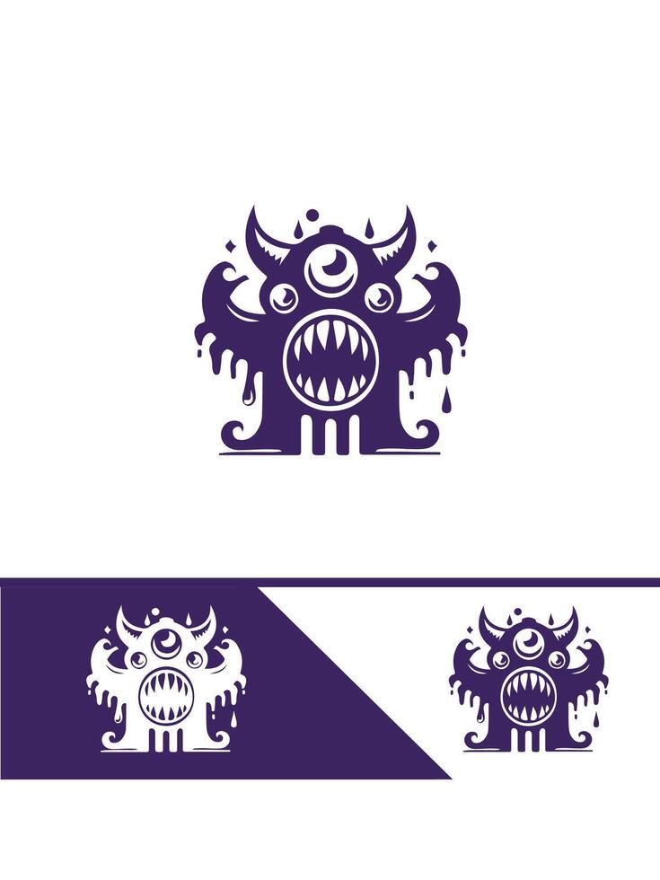 Inferno Monsters monster logo vector