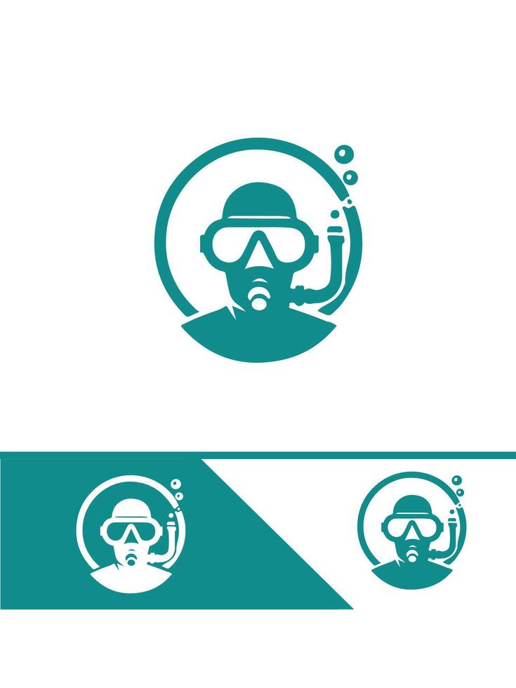 Deep Dive diver vector