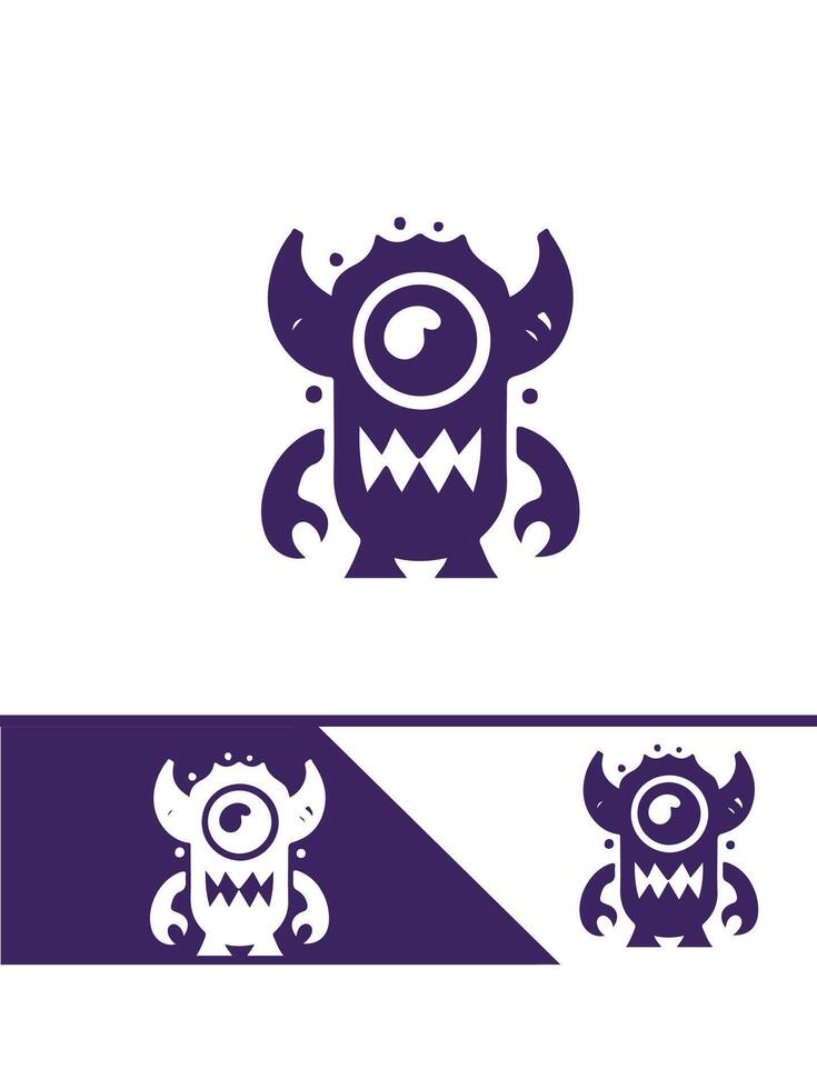 Blood Shredder monster logo vector