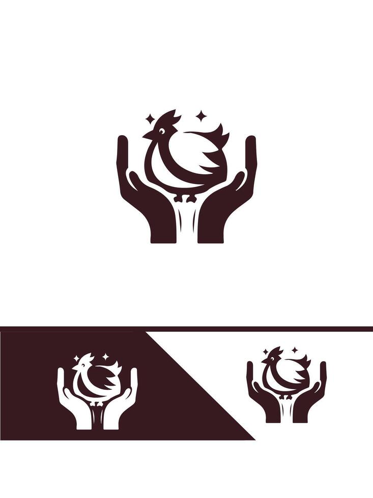 Peaceful Paws Pets In Safe Hand logo vector