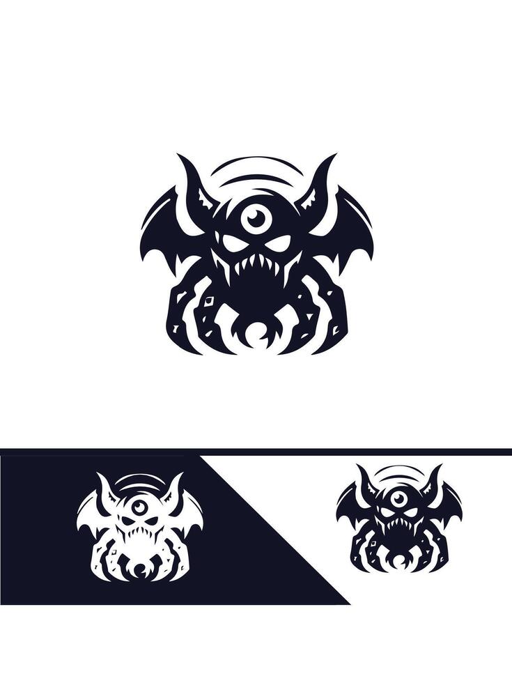 Beastly Core monster logo vector