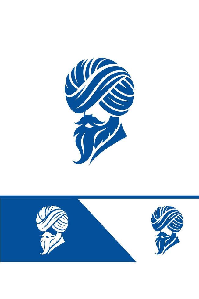 The Turban Essence Logo Design vector