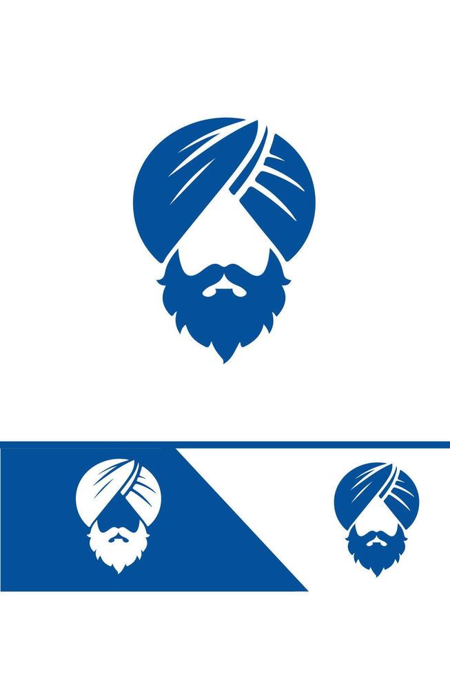 Wrapped in Royalty Turban Logo Design vector