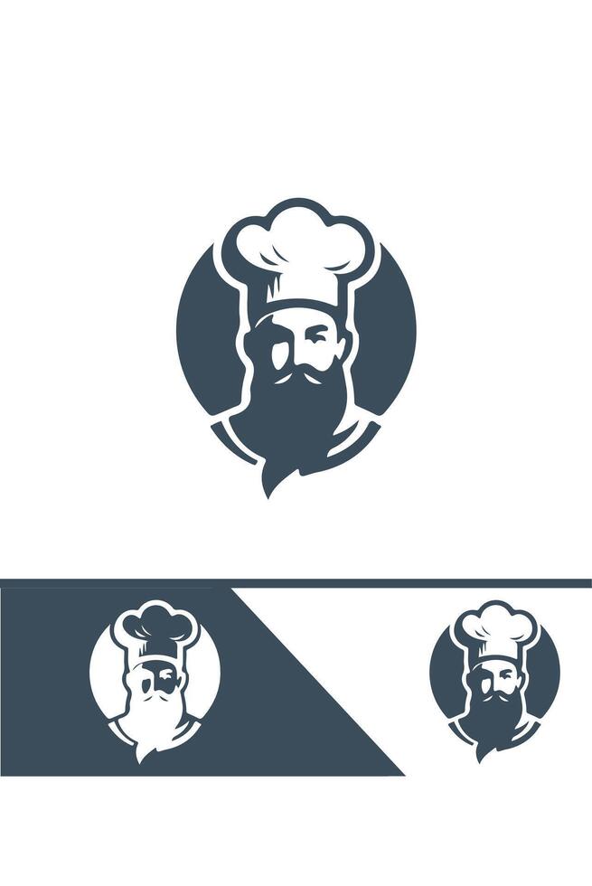 Flavor wave Chef logo vector