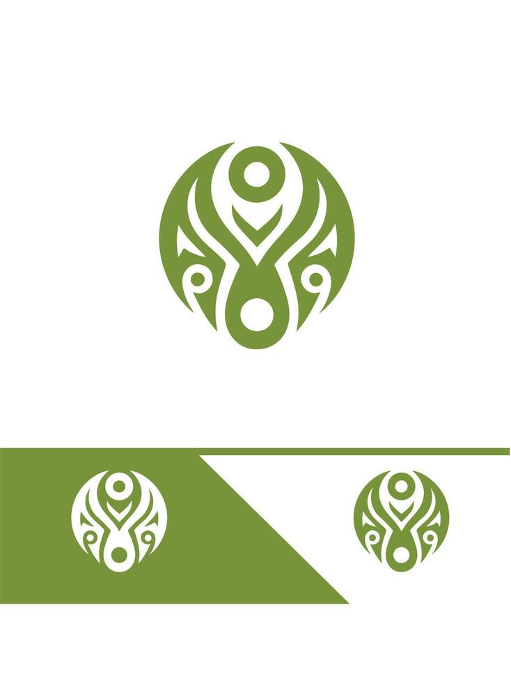 Borneo Tribe TRIBAL logo vector