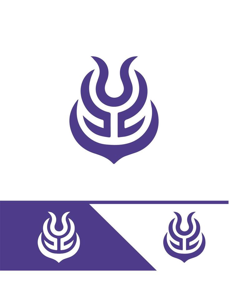 Tribe Horizon tribal logo design vector