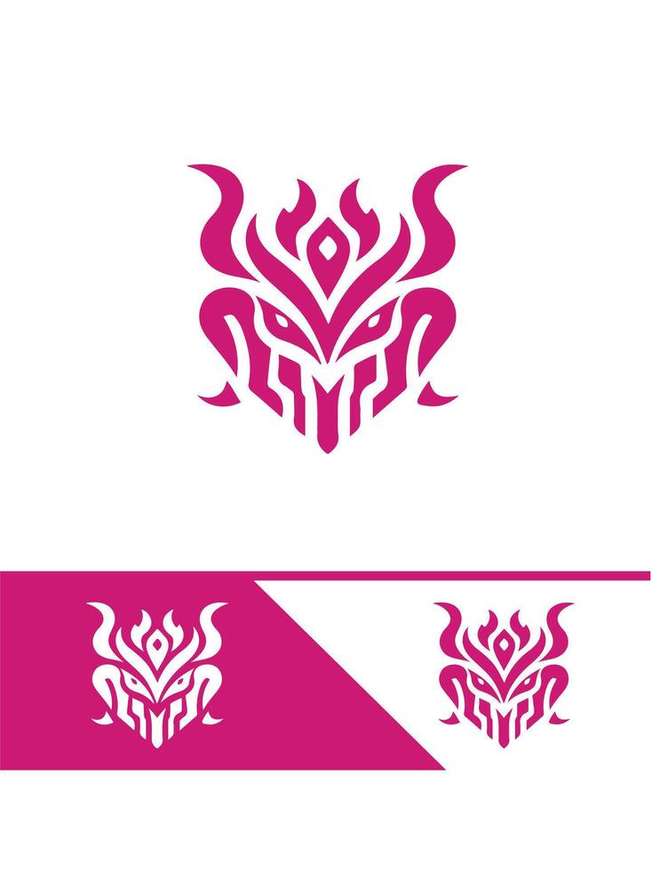 Yanomami Tribe TRIBAL logo vector