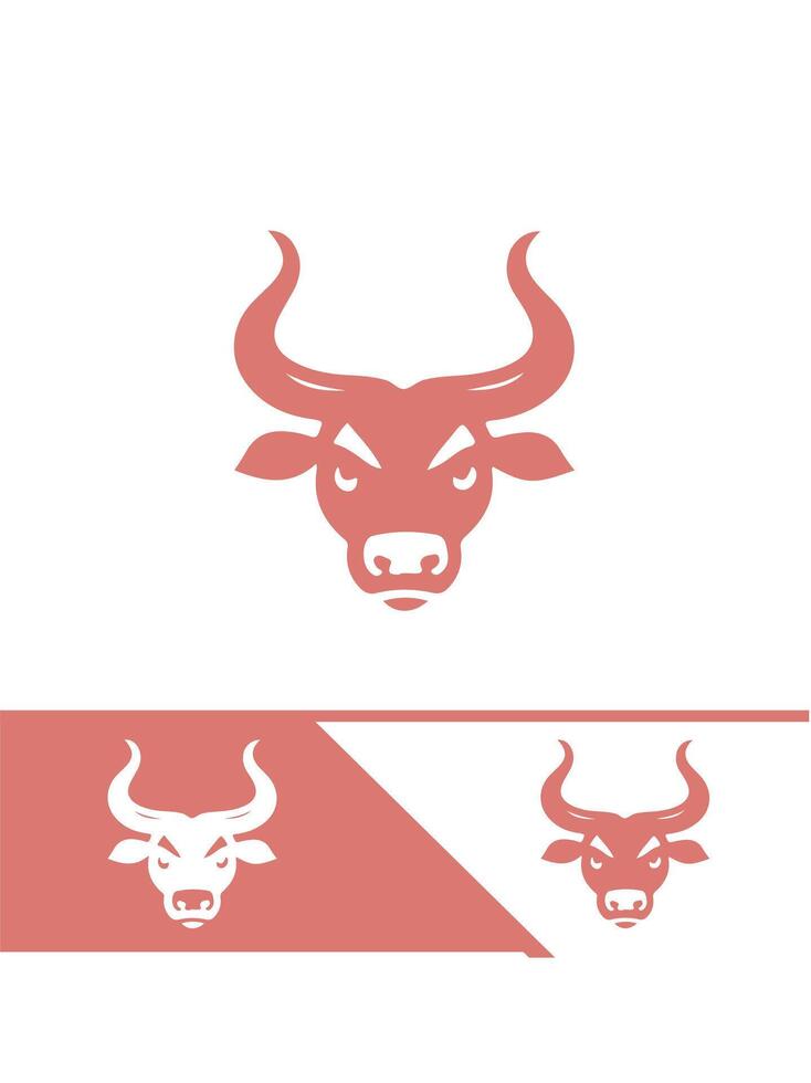Wildhorn Bull Farms bull logo vector
