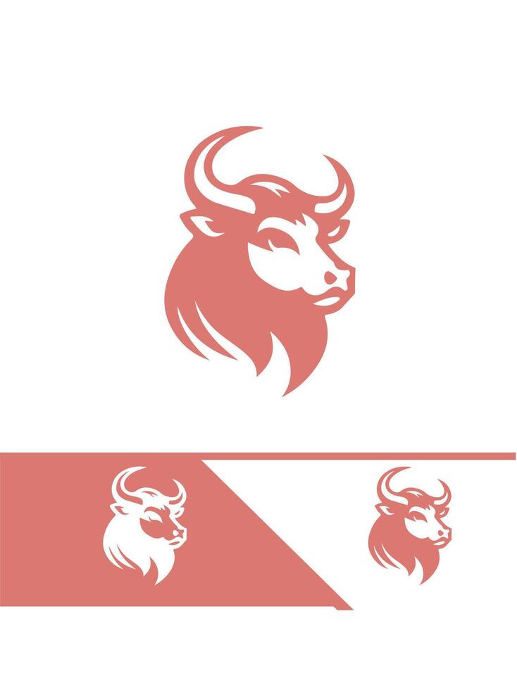 Bull Dynasty Farms bull logo vector