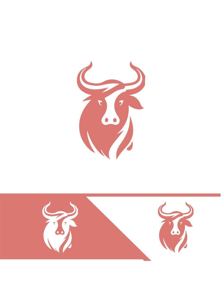 Storm Bull Meadows bull logo vector