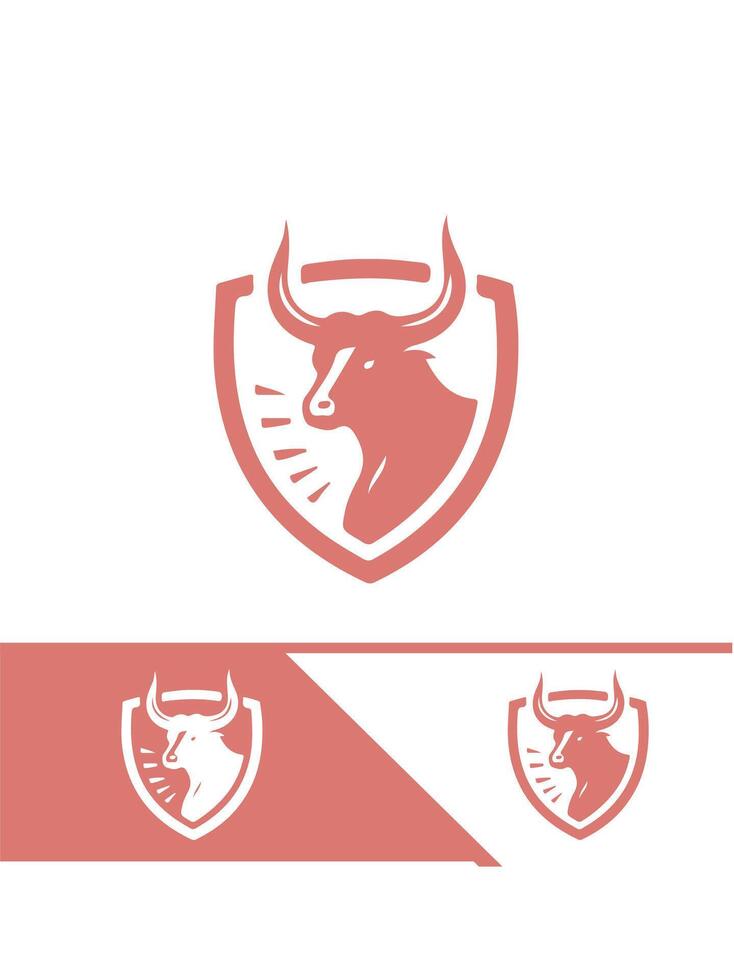 Bulls Summit Ranch bull logo vector