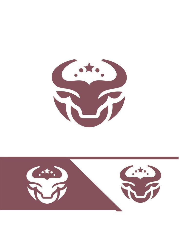 Bulls Reach Farms bull logo vector