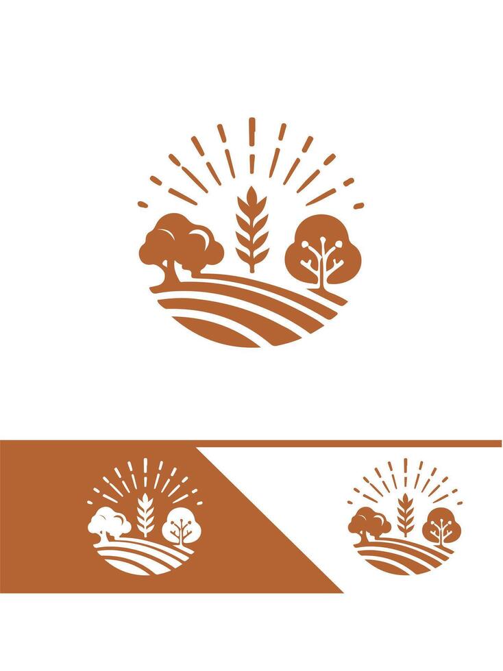 Blue Bull Acres bull logo vector