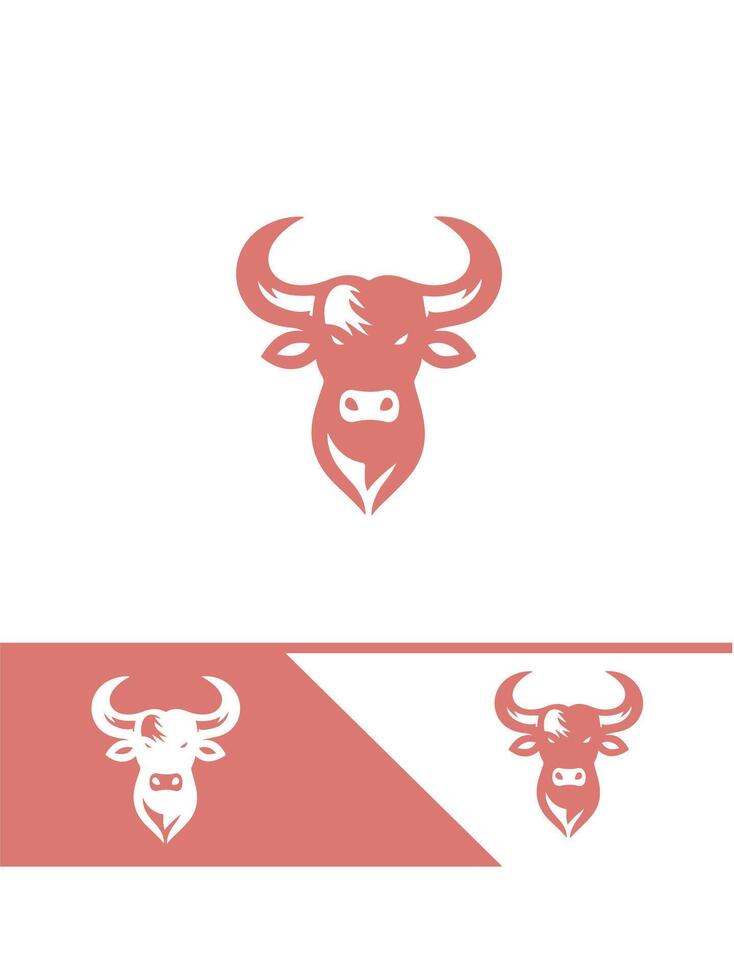 Silver Bull Meadows bull logo vector