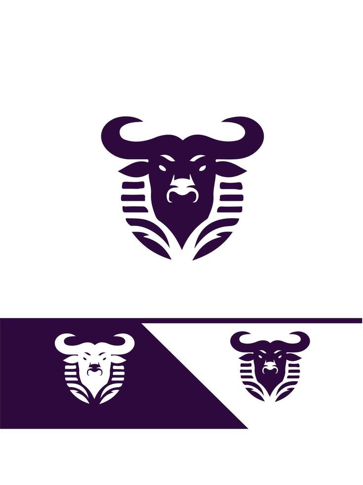 Rolling Bull Ranch bull logo vector