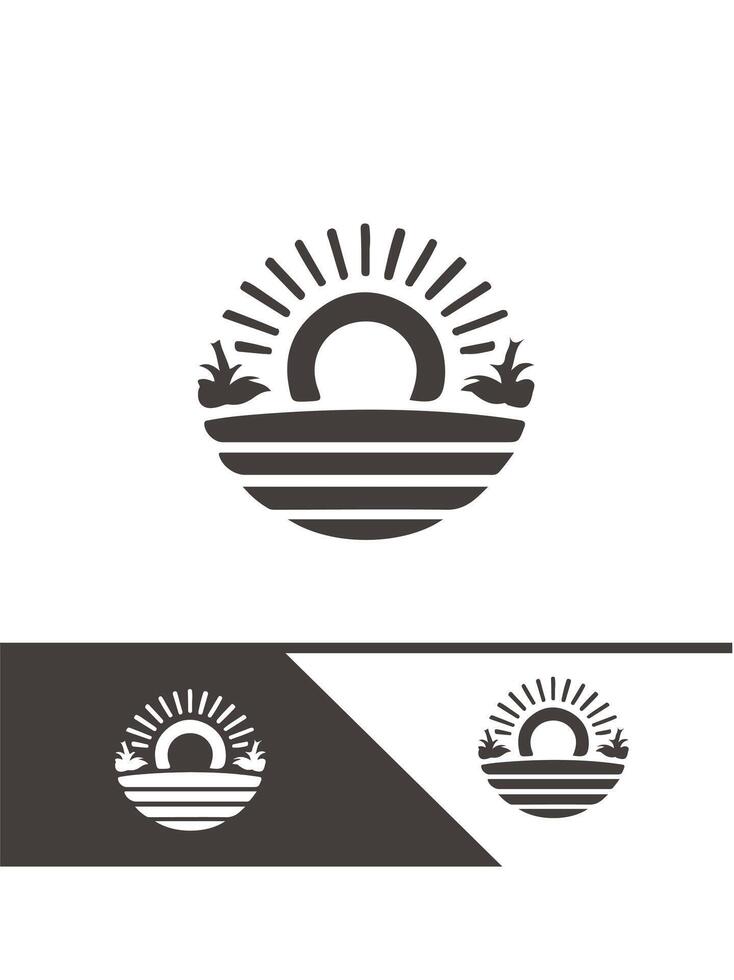 Country Meadows FARM FIELD logo vector