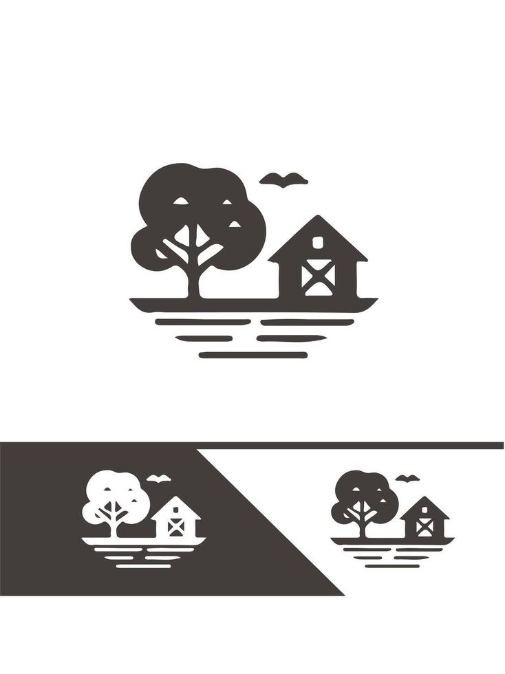 Wild flower Fields FARM FIELD logo vector